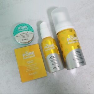 Benefit Cosmetics The Pore Care Routine Set Pore Routine Roundup Mini Pore Care